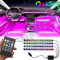 LED Innenbeleuchtung Auto,Mehrfarbige Led Atmosphäre Licht,RGB Auto Innenraumbeleuchtung,Led Atmosphäre Licht Auto,Mehrfarbige Ambientebeleuchtung,Auto LED Streifen,Neon