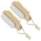 minkissy 2pcs Double Sided Scrub Pumice Stone Brush Pedicure Tools for Feet Dry Dead Skin Remover for Hands Foot File Exfoliation (Hair Length 2cm)