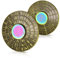 DND würfelspinner,DND dice würfel Set,dice 7 in 1 Spinner,Dungeons and Dragons würfel Roulette Unique Dice Spinner Metal dice d20 würfel，D&D Geschenke, Rollenspiel Brettspiel Zubehör（Bronze）
