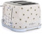 Cath Kidston 4 Slice Toasters Wide Slots By VQ - Multi Functional 4 Slot Toaster Stainless Steel with 7 Variable Browning Control, Defrost & Reheat Mode - Bread Toaster with Crumb Tray - Bees