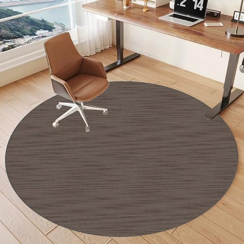 Redonda Alfombra silla Oficina Alfombrilla Protectora para Suelos 180 cm, Alfombra Silla Gaming, Alfombra for Silla de Escritorio, Tapete de Protección de Madera/baldosas, Alfombra Silla de Ordenador