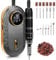 Madenia Electric Nail File 35000RPM, Professional Rechargeable Nail Drill Machine with Ceramic & Metal Drill Bits, Cordless E File Portable Efile for Acrylic Nails Gel Salon Home Manicure Use (Grey)
