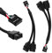 USB Header Splitter, 2 Pcs USB 2.0 9Pin Female to Dual 9Pin Male Extension Cable 1 to 2 Extension Hub Splitter Connector Adapter Nylon Braided Port Multiplier for Internal Computer Motherboard