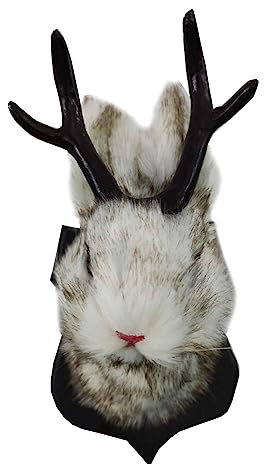 Wanddekoration mit Geweih, Kunstharz, Weihnachtsdekorationen für Büro, Urlaub, Zuhause, 3D, abstrakte Tierstatue