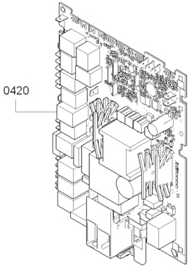 Original Steuermodul Backofen, Herd 11041571 Bosch