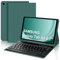 Keyboard Case for Samsung Galaxy Tab A9 8.7, Detachable Wireless Bluetooth Keyboard with Protective Cover and Pen Holder for Samsung Galaxy Tab A9 8.7 inch 2023(SM-X110/X115/X117), Dark Green