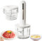 Tritatutto Per Cucina - Tritafrutta Elettrico - Tritatutto Lavabile In Lavastoviglie Per Preparazione Pasti, Frutta, Omogeneizzati E Verdura
