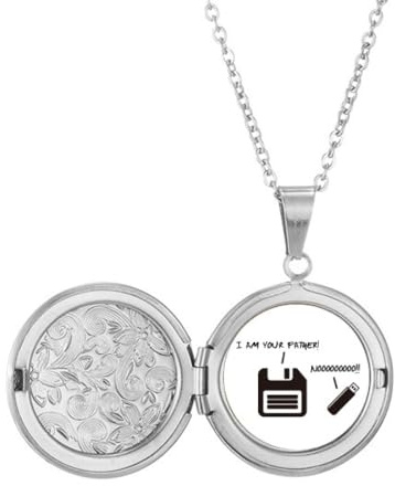 no/no development hard disk stomedia Locket Necklace Hold Picture Jewelry Birthday Gift