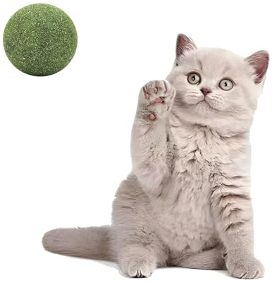 AOODOOM 2 inch Giant Catnip Ball for Cats, Large Catnip Ball for Cats Indoor