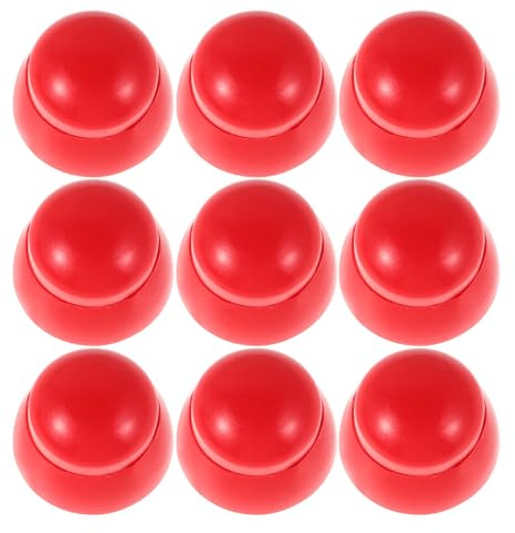HOODANCOS Kunststoff Mutternschutzkappen M8/m10 Rot 10 Stück für Spielplatz | Spielplatz Nusskappen, Abdeckungen für Nüsse, Kappen für Schraubenköpfe