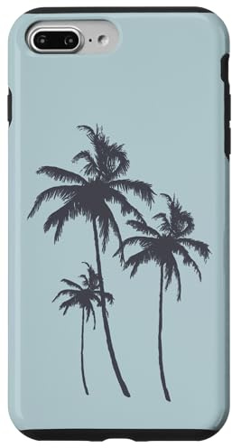 Silhouette Minimaliste à Trois Palmiers Coque pour iPhone 7 Plus/8 Plus