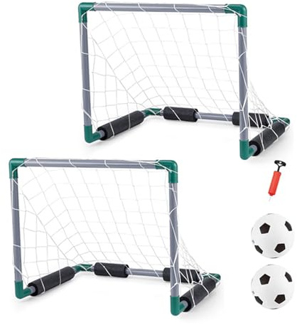 Piscine flottante 2 en 1 avec ballon gonflable et but de football amusant