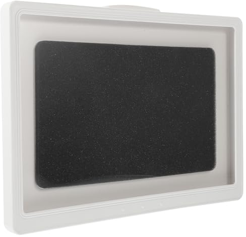 TOMETURE Support Mural pour Tablette Blanc Rotation 180° Stable et Protection en Silicone, Cuisine et Salle de Bain, Fixation Abs sans Perçage Facile à Installer