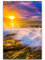 SIN-US 74 Sonnenuntergang an der Nordküste von Oahu, Hawai - Poster gerollt 90x60cm