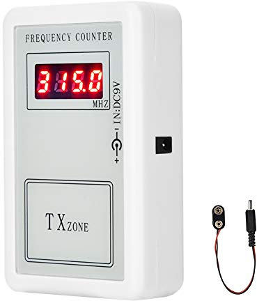 Handheld Digital Frequency Meter, 250-450 MHZ Handheld Digital Frequency Meter Counter Wireless Remote Control Tester Tools