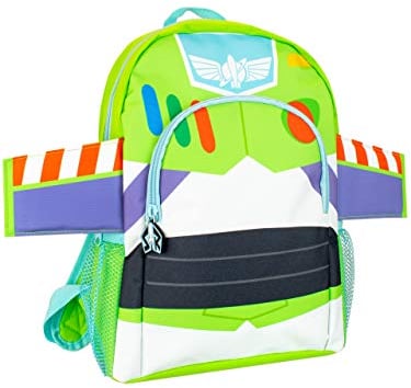 Disney Kinder-Rucksack Toy Story Buzz Lightyear, Grün, Einheitsgröße, Kinderrucksack, Grün, Einheitsgröße, Rucksack für Kinder, Grün, Taille unique, Kinderrucksack