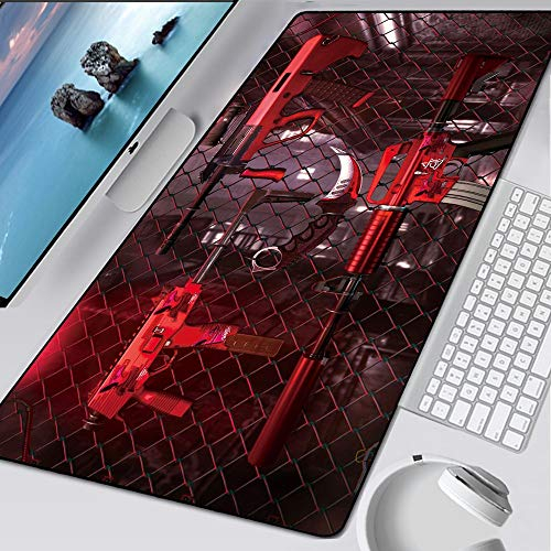 BILIVAN CSGO Gaming-Mauspad AWP Pad für Computer Gummi XL Mousepad CS:GO Gamer Schreibtisch Tastatur Mousepads für CS Go (700 x 300 x 3 mm, 14)