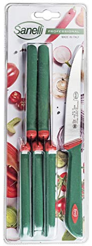 Sanelli Set coltelli da carne, costata e tavola 6 pz.