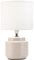 Pauleen 48219 Bright Soul Tischleuchte max. 20 Watt handgefertigt Creme, Beige Nachttischlampe im Boho Look aus Stoff, Keramik E14