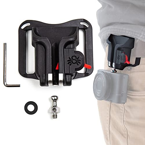 Spider Black Widow Camera Holster Set (Holster und Kamera-Pin)