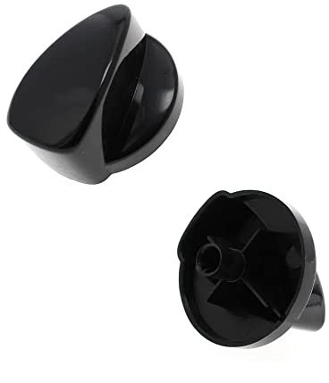 sparefixd Control Knob Black Dial Switch to Fit Indesit Dishwasher