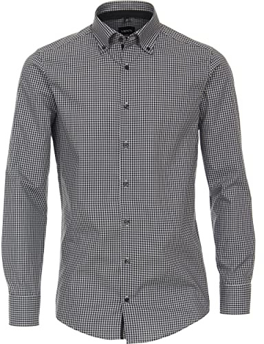 Venti Businesshemd Langarm kariert Modern Fit