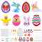 Bügelperlen Platten Set, Bügelperlen Ostern, Bügelperlen Platten Ostern, Bügelperlen Vorlagen, Ostern Bügelperlen Stiftplatten Set, Geeignet für Ostern Geschenk
