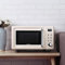 Four à micro-ondes de comptoir rétro, petit four à micro-ondes 700W 18L, mini four à micro-ondes pour dortoir, four à micro-ondes magnétron à revêtement nanocouche