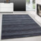 Teppium Moderner Kurzflor Teppich Wohnzimmer 300x400 (280 x 370 cm) Grau - Flauschiger Teppich Waschbar, Einfarbig, Pflegeleicht, Weich - Ideal für Schlafzimmer, Esszimer und als Küchenteppich