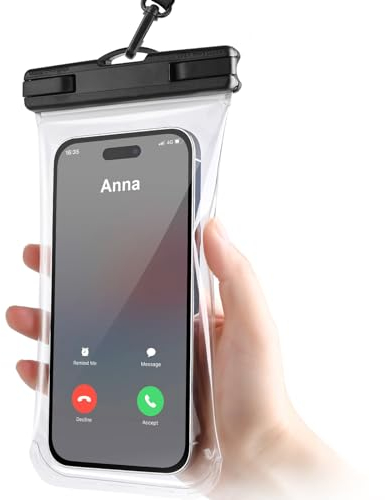 Razobws wasserdichte Handyhülle, IPX8 Reise Gadgets und Urlaub Must Haves, Wasserfeste Wasserdichter Beutel für Travel Schwimmen, Handyhülle Wasserdicht für iPhone 15 14 13 12 Pro Max Galaxy