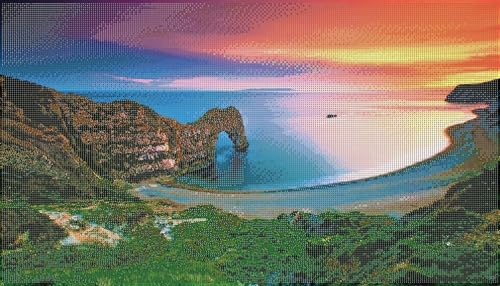 Weltbild Diamond Painting (Ausführung: Meerblick) 70 x 40 cm