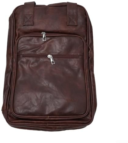 BlissfulAbode Professionelle Tasche für Drumsticks aus PU-Leder, geräumig und leicht ()