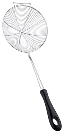 Cabilock Cuchara Coladora De Acero Inoxidable Para Cucharon Ranura Densa Ideal Para Cazo Cocina y Ramen