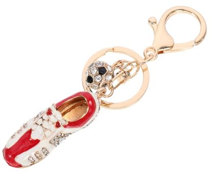 WOFASHPURET Porte-clés Chaussure En Strass Ornement Tendance Pour Clés De Voiture Maison