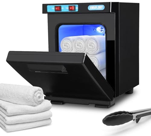 Luqixcey Hot Towel Warmer,5L Towel Heater for 8-12 Towels,Heating Towel Warmer for Facials,176°F Professional Towel Warmer for Barber Salon Bathroom Beauty Home Office,360° UV Steriliser