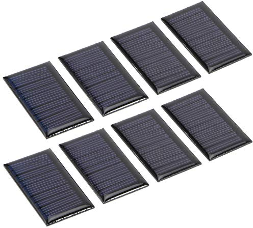 8 Uds 30MA 5V Mini Paneles de Células Solares DIY Placas Solares Epoxi Materiales de Juguete Eléctrico Cargador de Células Fotovoltaicas