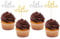 Eid Mubarak Cake Topper,20 Pcs Eid Mubarak Cupcake Toppers,Muslim Mubarak Glitter Cake Decorations- Ramadan Kareem Party Eid Decorations for Home Star Moon Birthday Cupcake Toppers