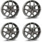 4x Borbet Felgen Y 7.5x17 ET47 5x100 titan matt kompatibel mit Toyota GR 86 GT 86 Prius Yaris