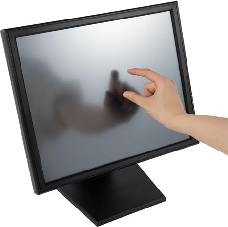 Loobiiny 17 pollici Monitor touchscreen Monitor Portatile Touch Screen Monitor Travel Monitor LCD USB VGA POS registratore di cassa risoluzione 1280 * 1024