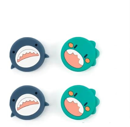 KNOXS 4 Pcs Joystick Protector for ASUS ROG Ally X, Silicone Antideslizante ASUS ROG Ally X Thumbstick Joystick Grip Caps Personalizado Thumb Grip Accesorios (Azul)