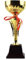 SWAYVES 1Pc Trophée Classique Pour Enfants Jeux Sportifs Compétitfootball Trophée Coupe/As Shown/14 * 36Cm