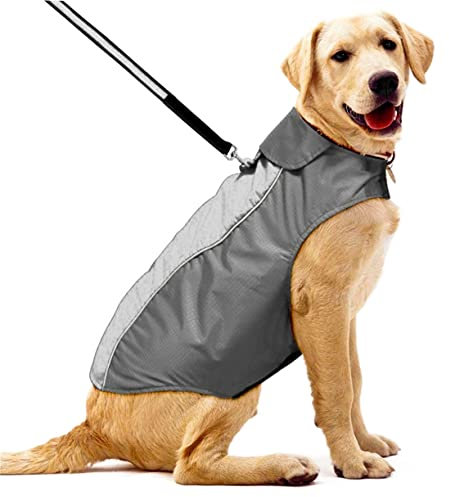 ROMISBABA Wasserdichter Hundemantel Winterfeste Hundejacke Warmer Wintermantel Für Hunde Wasserdichtes Hundekostüm Mit Futter Für Kaltes Wetter Und Regentage