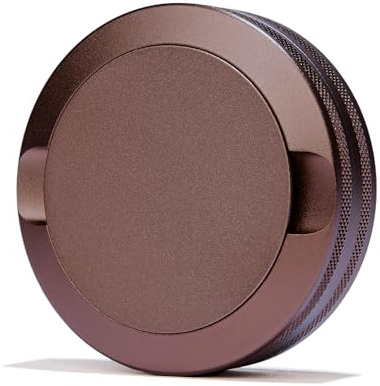ZUMIQ SNUS Can with 2 Compartments, Design Edge for Extra Grip, 4 Colors (Dark Green, Black, Gray, Silver) - Practical and Stylish SNUS, ZYN Storage for On the Go (Mocha)