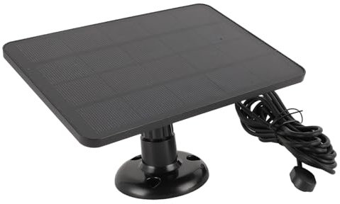 Solarpanel für Outdoor -Kamera, Solay -Kamera Sapeau 4W 5 V Light mit Basis für Arlo Pro 4 Ultra 2 Pro 3 (Black)