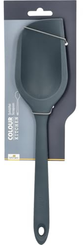 Birkmann, Schlöffel Cool Grey 9,3cm x 2,3cm x 29,5cm Silikon mit Metallkern hitzebeständig bis 230 Grad Celsius