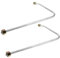Anneome Tubo Di Ricambio Per Compressore D'aria in Alluminio Da 2 Pezzi Tubo Flessibile Per Compressore D'aria Per Artigiano Tubo Per Aria Per Kit Tubo Flessibile Per Compressore D'aria