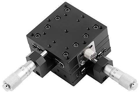 EMUKOEP SEMI60AC Manual Micrometer Slider Tisch Kreuzrollenleitungslinie Lineare Stufe 60 * 60 * 40 Mm