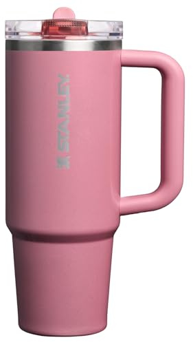 Stanley Quencher ProTour, bicchiere con cannuccia a ribalta con coperchio a tenuta stagna, 850,5 g, cannuccia e manico integrati, compatibile con portabicchieri da viaggio, tazza termica in acciaio