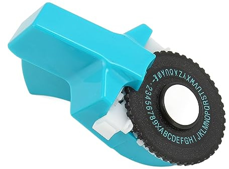 Haofy 3D-Etikettendrucker, Tragbarer Ergonomischer Prägeetikettendrucker, Einfach zu Verwenden für Scrapbooking und DIY-Projekte (Green)