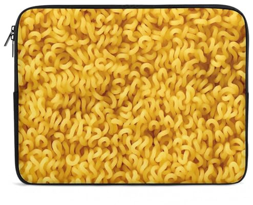 Novelty Instant Noodles Laptop Case Sleeve Bag 12inch Durable Shockproof Protective Computer Carrying Cover Briefcase
